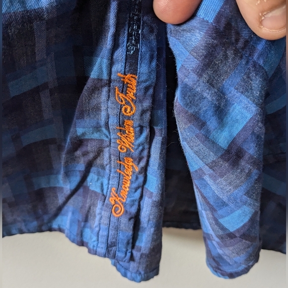 ROBERT GRAHAM Long Sleeve Men Casual Button Down Shirt Size Medium 100% Cotton - Picture 6 of 12